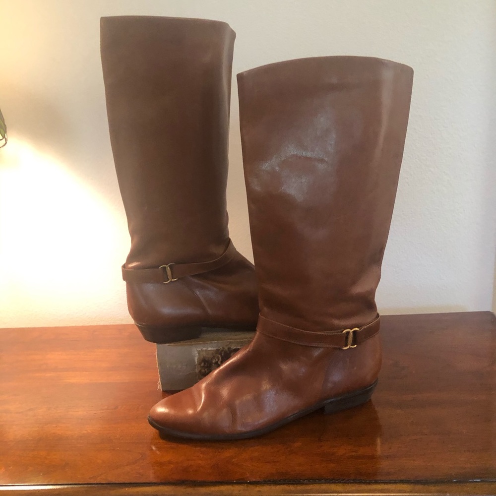 Etienne Aigner Shelby Leather Boots